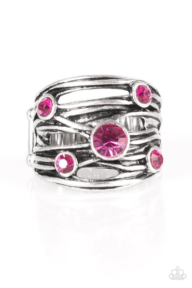 Paparazzi sparkle showdown hot sale pink ring