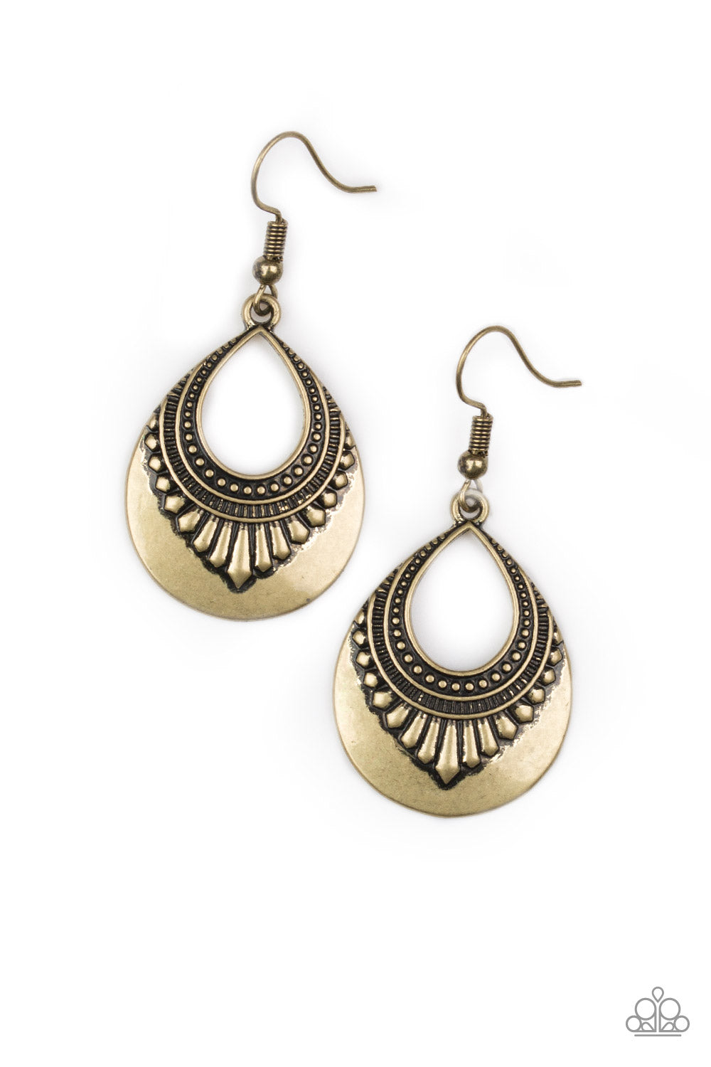 Brass Earrings – Ma & Pembum