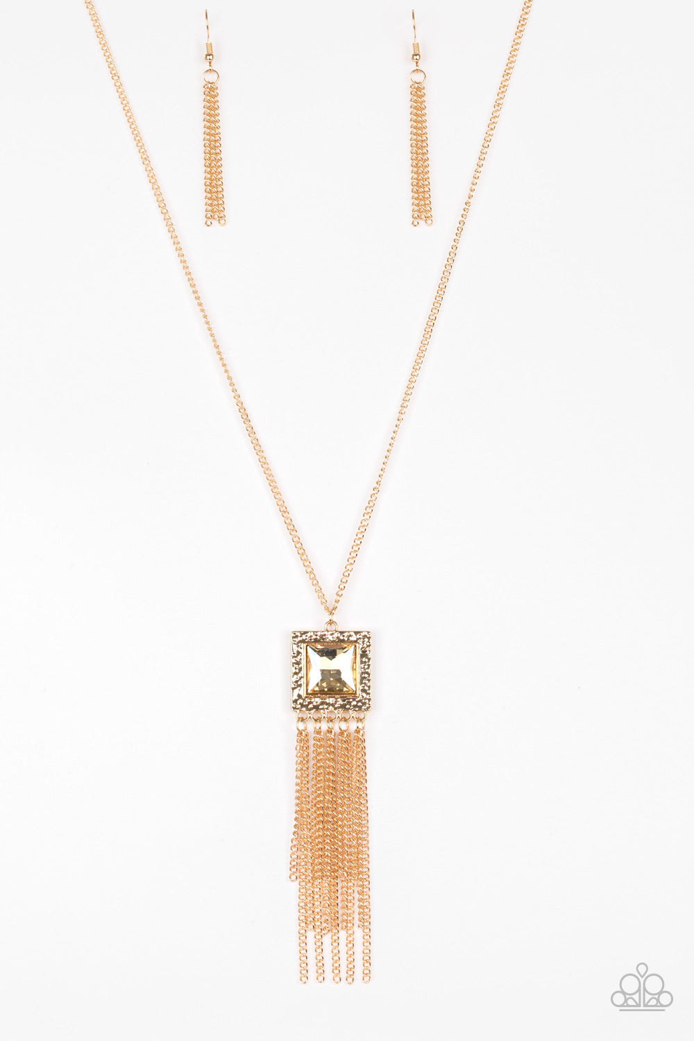 Paparazzi Empire State Shimmer - Gold necklace