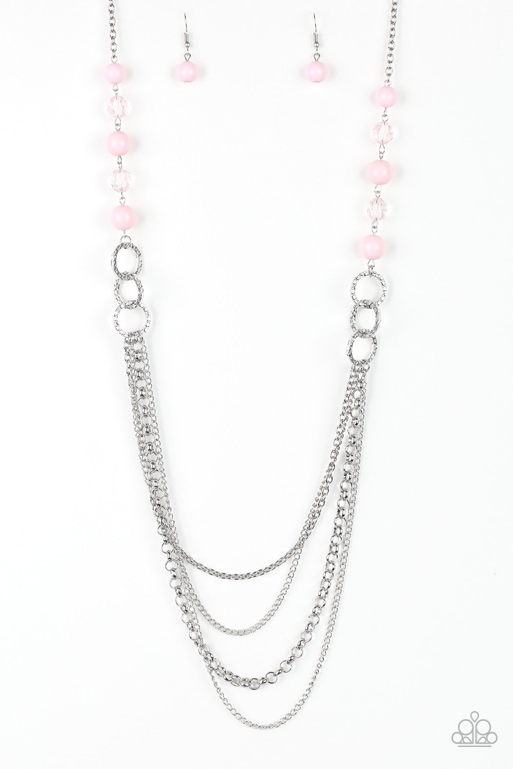 Paparazzi ♥ Vividly Vivid - Pink ♥ Necklace