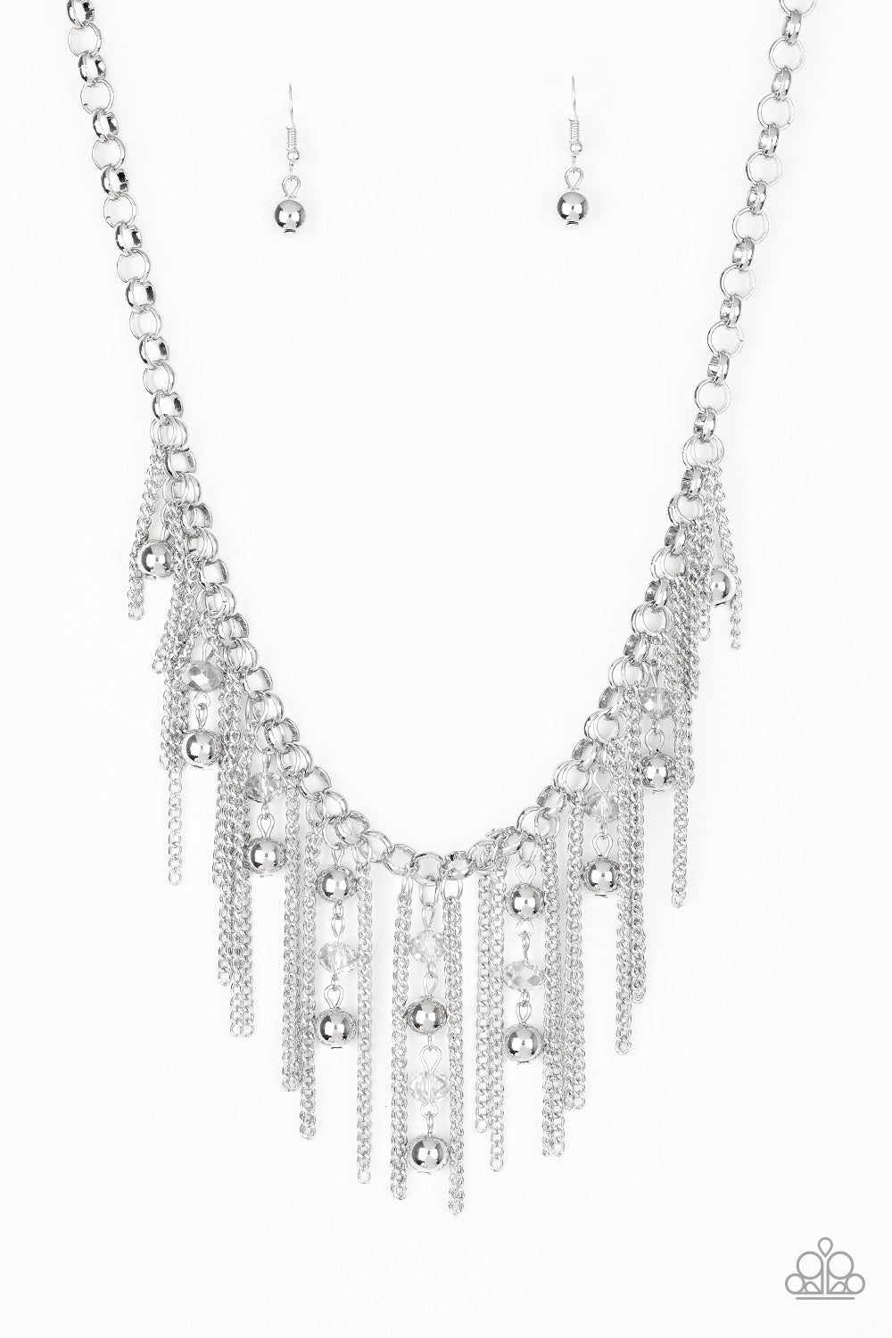 Paparazzi ♥ Stop and Reflect - Silver ♥ Necklace – LisaAbercrombie