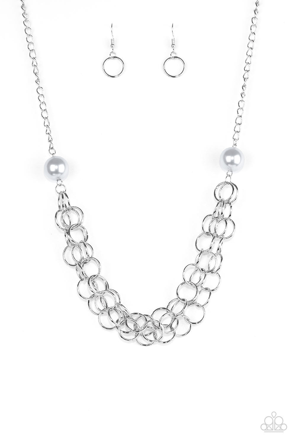 Paparazzi ♥ Stop and Reflect - Silver ♥ Necklace – LisaAbercrombie