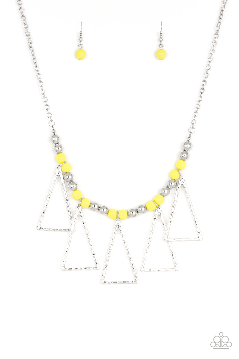 Paparazzi ♥ Terra Nouveau - Yellow ♥ Necklace