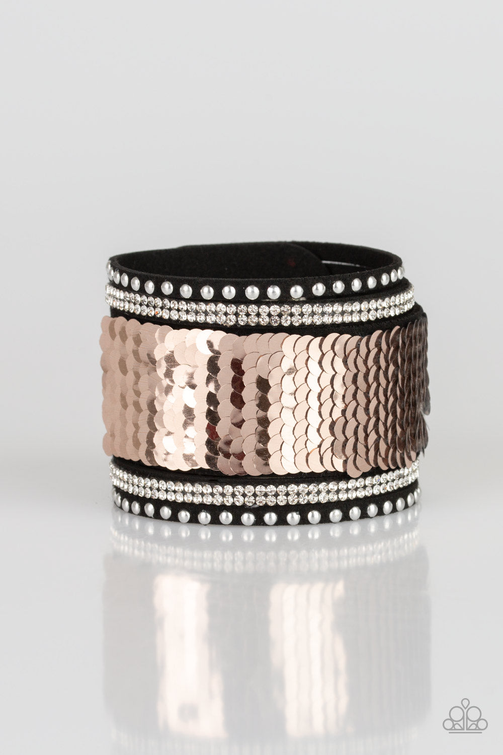 Under the sequins gold on sale urban bracelet paparazzi