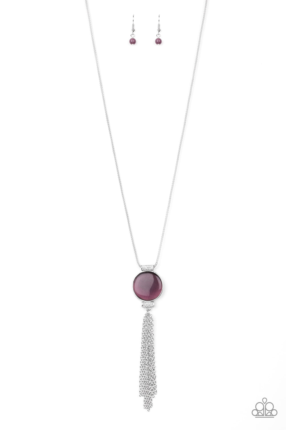 Paparazzi purple hot sale moonstone necklace