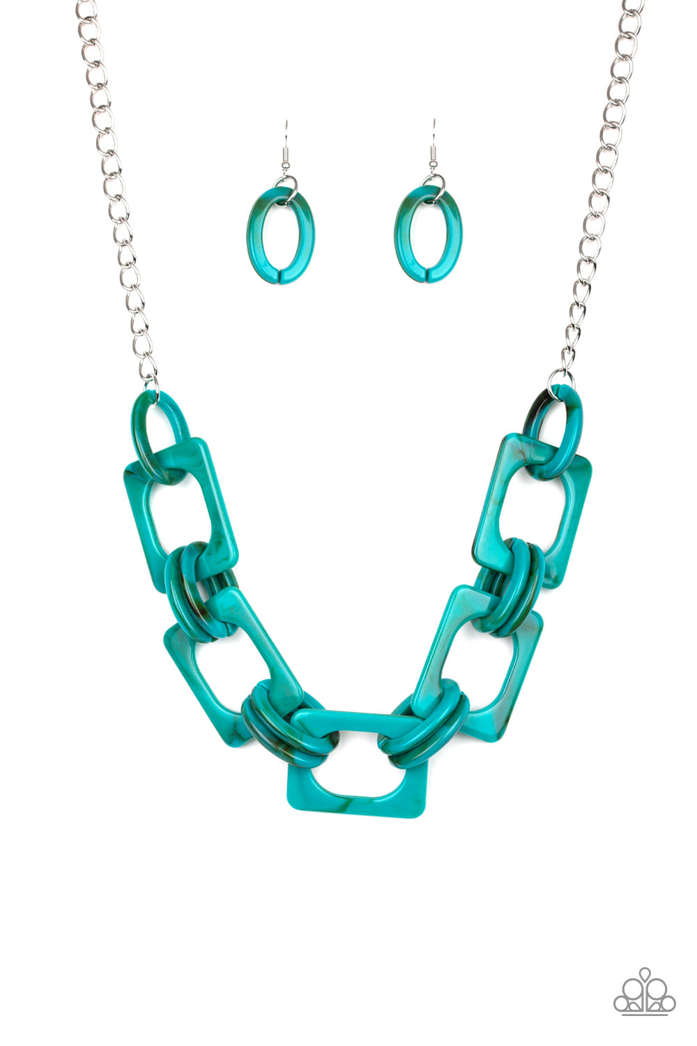 Flirty foxtrot online blue necklace