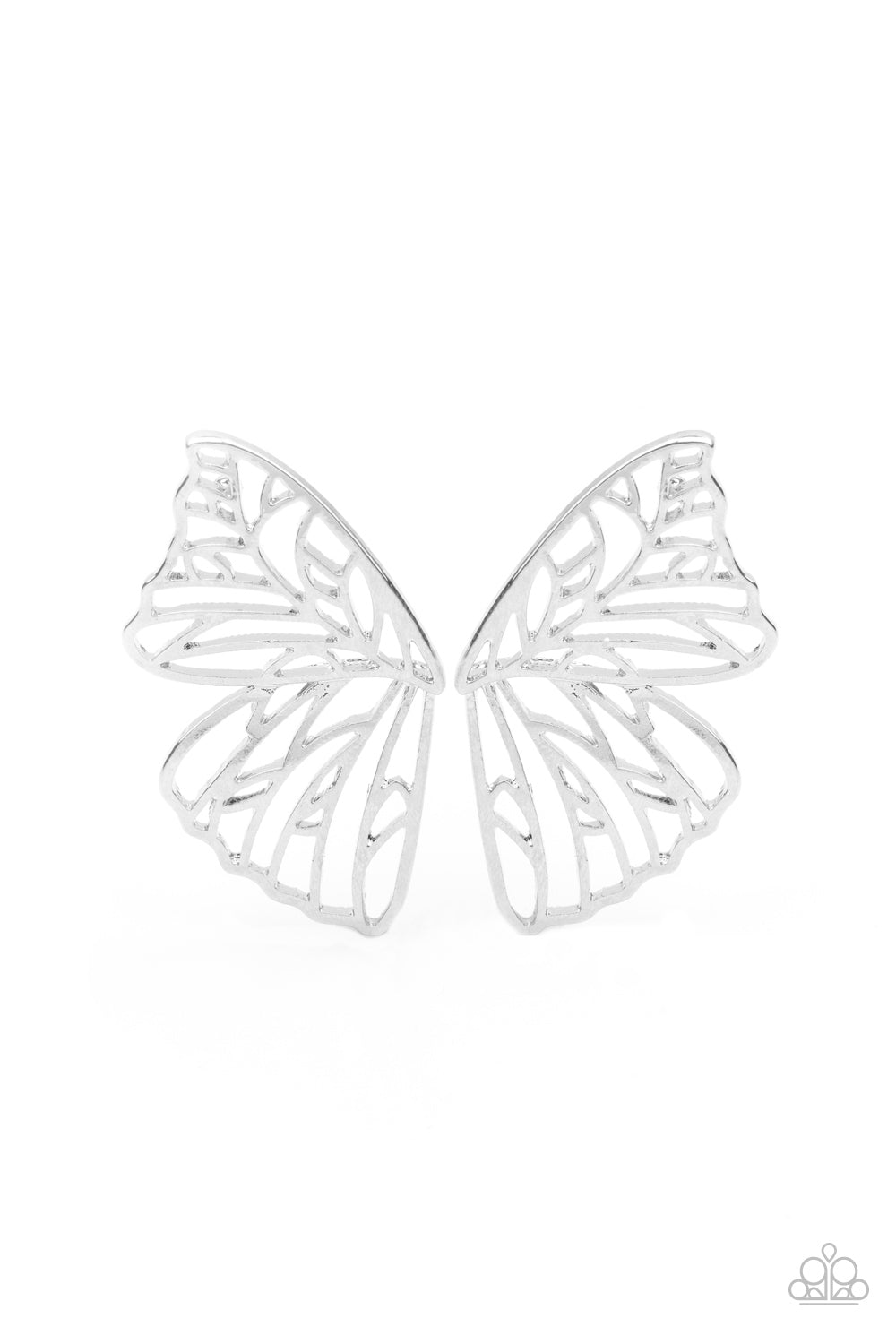 300 Pieces Stainless Steel Butterfly Earring Backs (Silver 6x4.5mm)