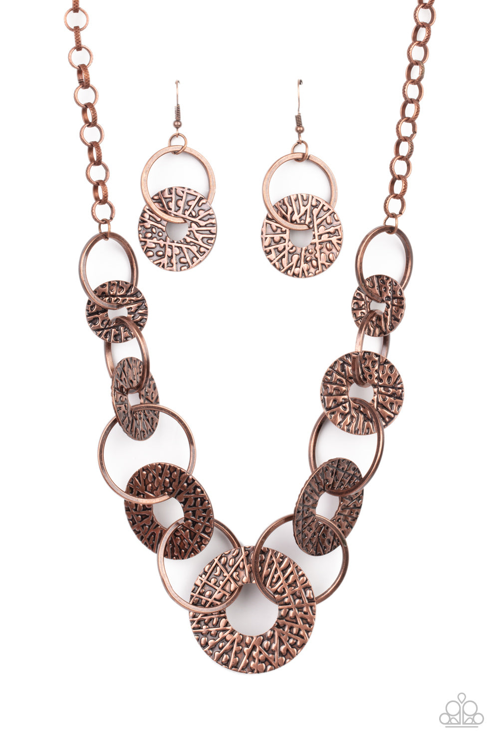 Industrial Intentions - Copper - Paparazzi Necklace