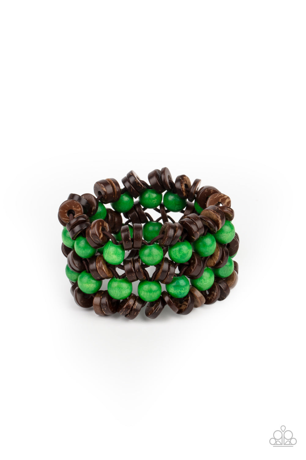 Paparazzi Tahiti Tourist - Red Wooden Beads Bracelet | Glamarous Titi