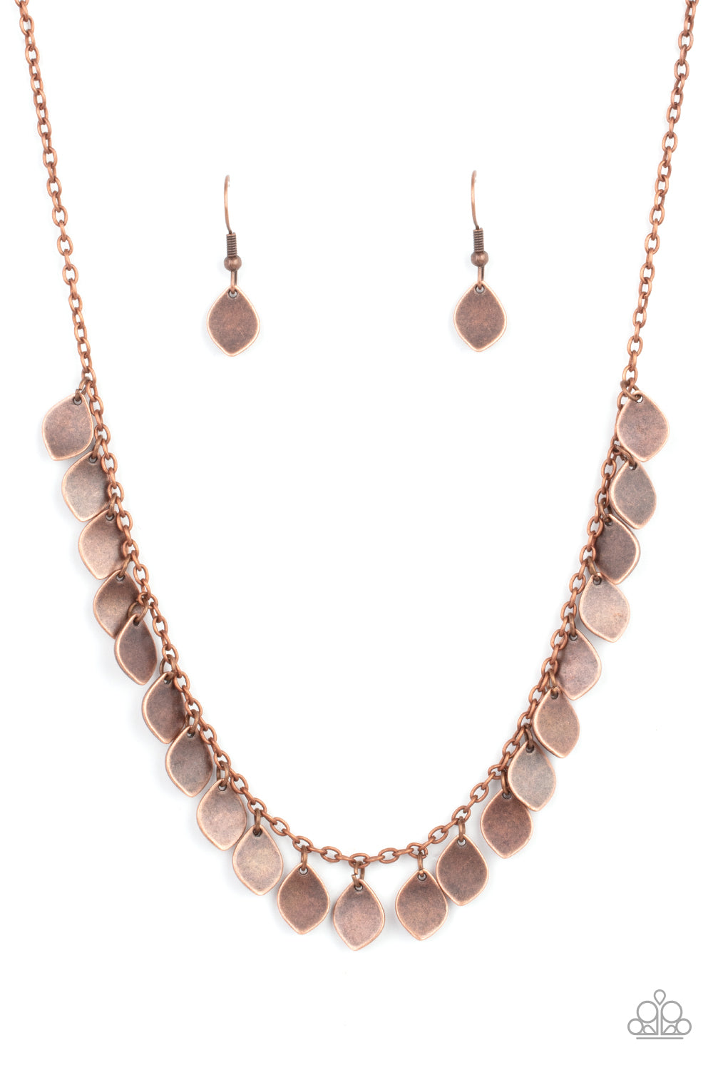 Dainty DISCovery-Copper Necklace-Paparazzi Accessories