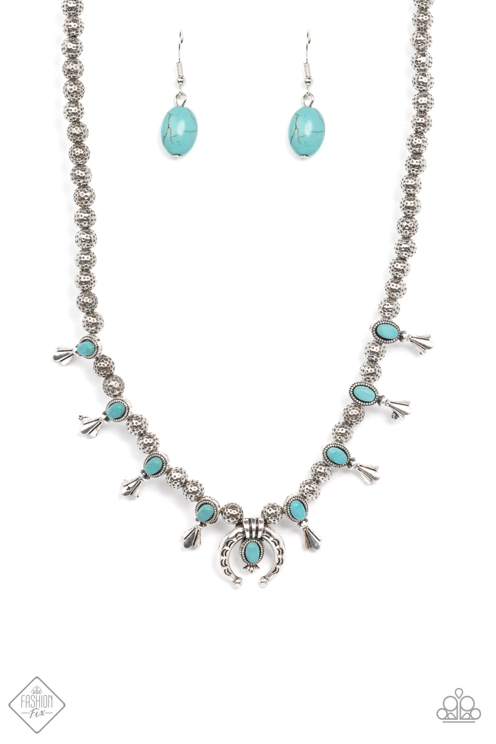 Paparazzi ♥ Luck Of The West - Blue ♥ Necklace