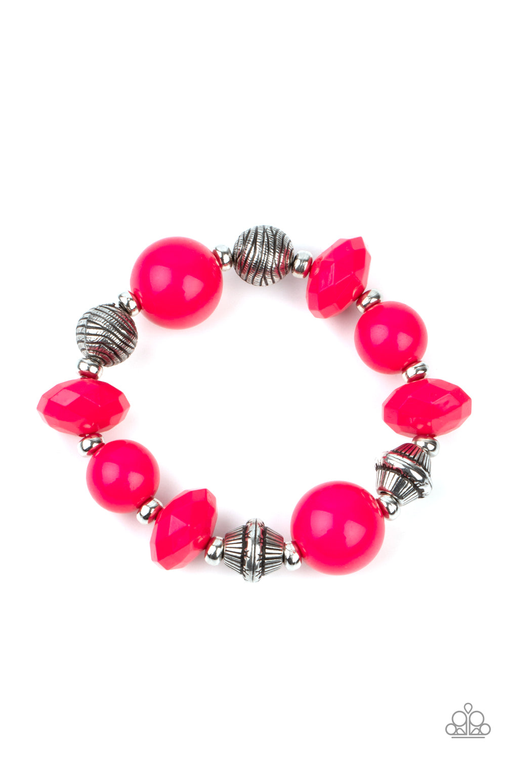 Life's a Beach Rope Bracelet - Pink Heart – Depo Market