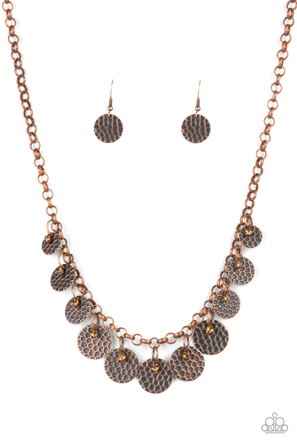 Paparazzi ♥ Lavishly Loaded - Copper ♥ Necklace – LisaAbercrombie