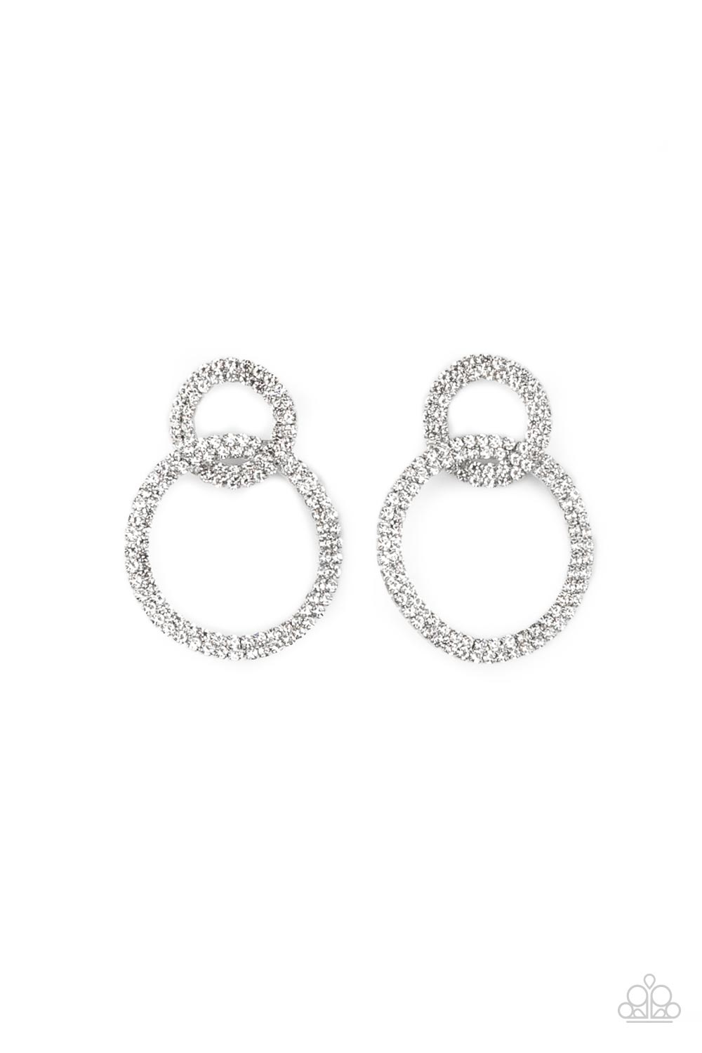 Paparazzi ♥ Intensely Icy - White ♥ Post Earrings