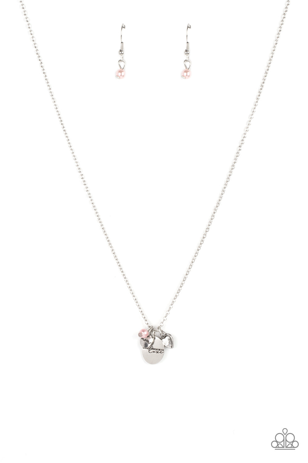 Paparazzi ♥ Super Mom - Pink ♥ Necklace