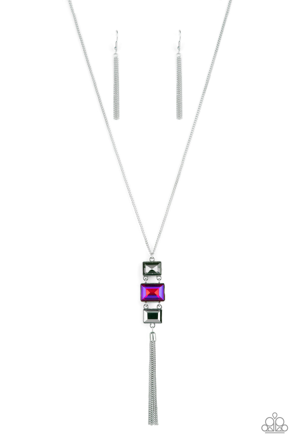 Paparazzi ♥ Uptown Totem - Pink ♥ Necklace