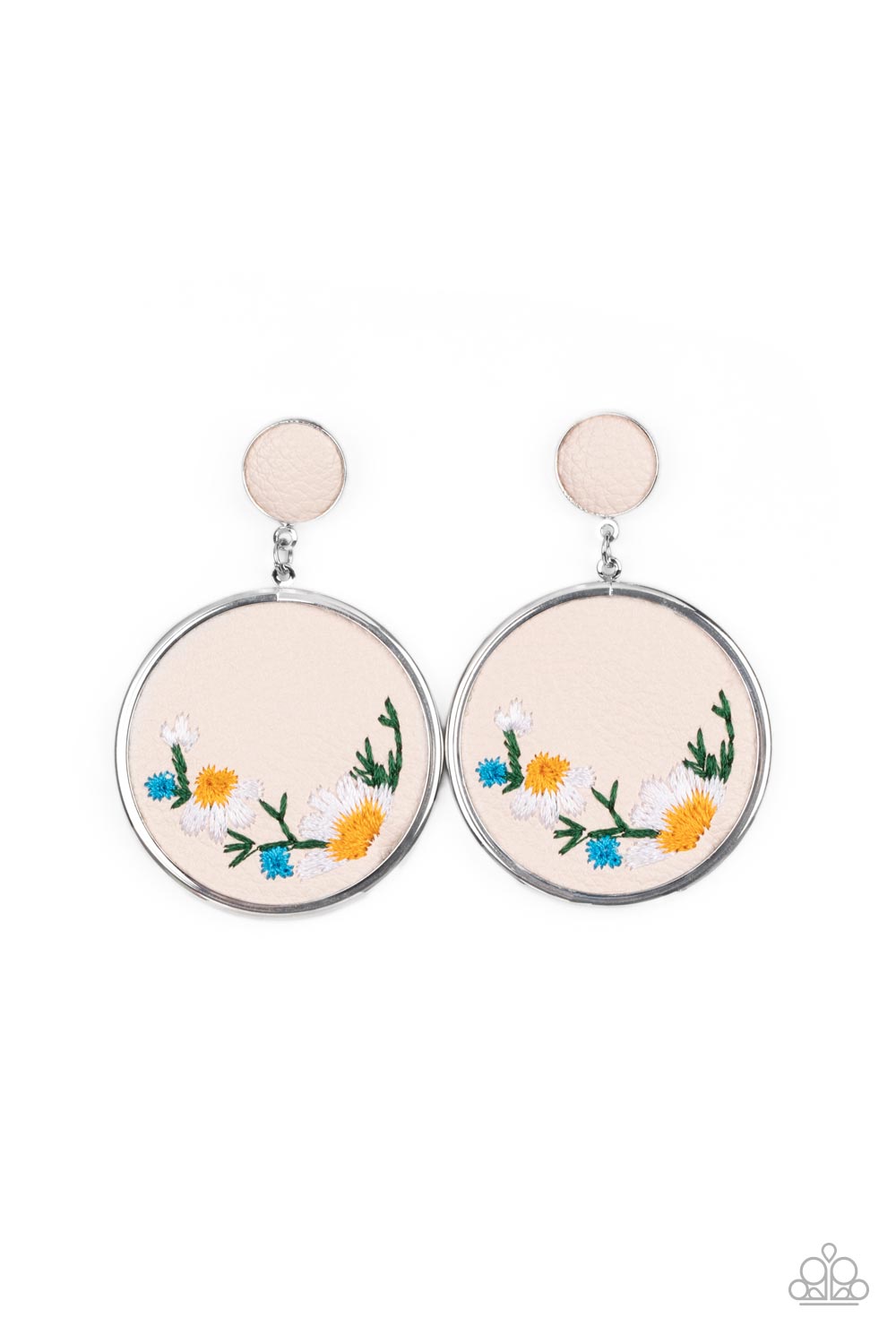 Paparazzi ♥ Embroidered Gardens - Multi ♥ Post Earrings