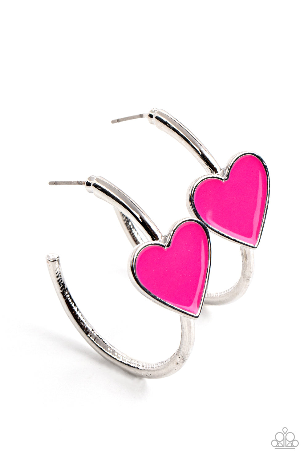 Paparazzi ♥ Kiss Up - Pink ♥ Earrings