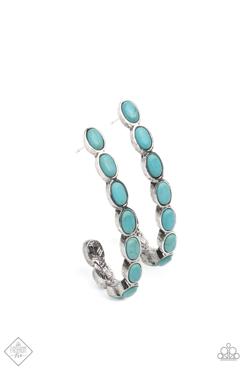 Paparazzi ♥ Kick Up a SANDSTORM - Blue ♥ Earrings