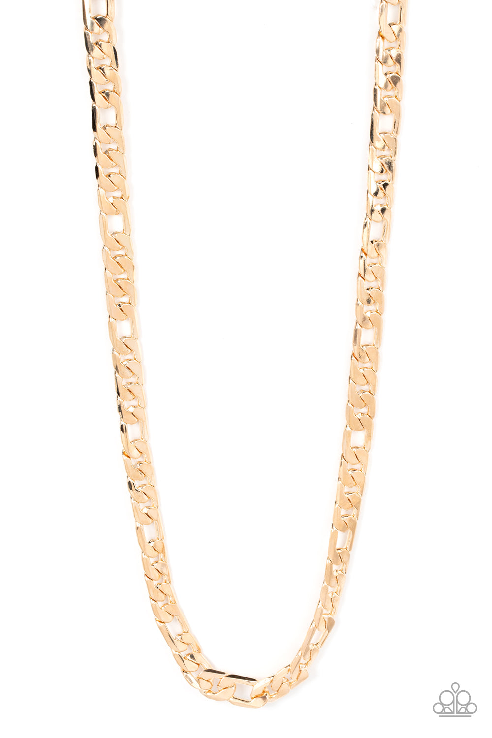 Double Dribble - Gold Rope Chain Men's Necklace - Danielle's Bling Boutique  #Paparazzi #lea…