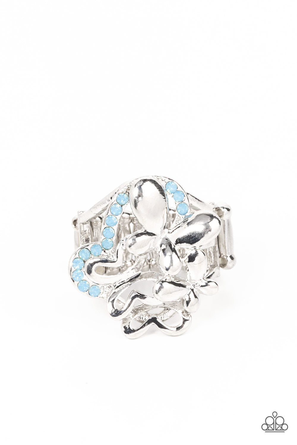 Diamond daisies deals blue ring paparazzi