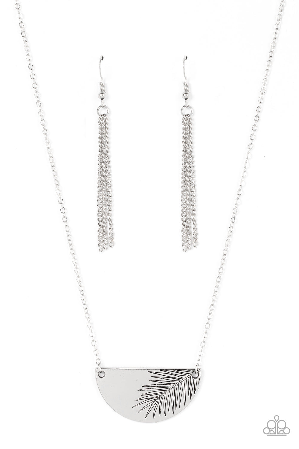 Paparazzi ♥ Cool, PALM, and Collected - Silver ♥ Necklace