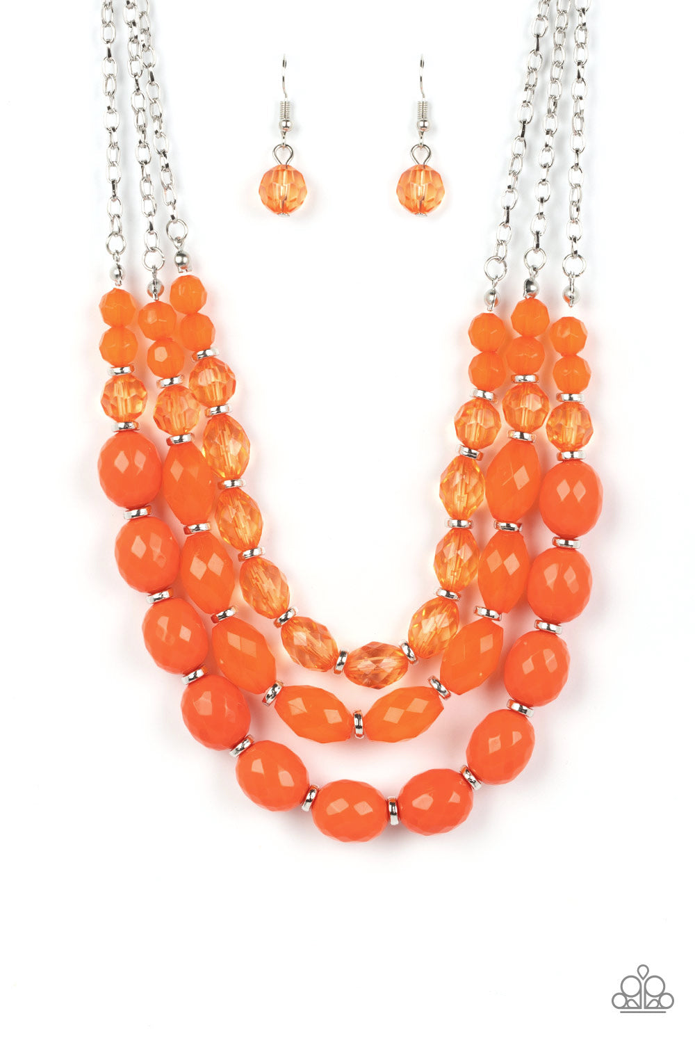 Dainty distraction orange deals necklace