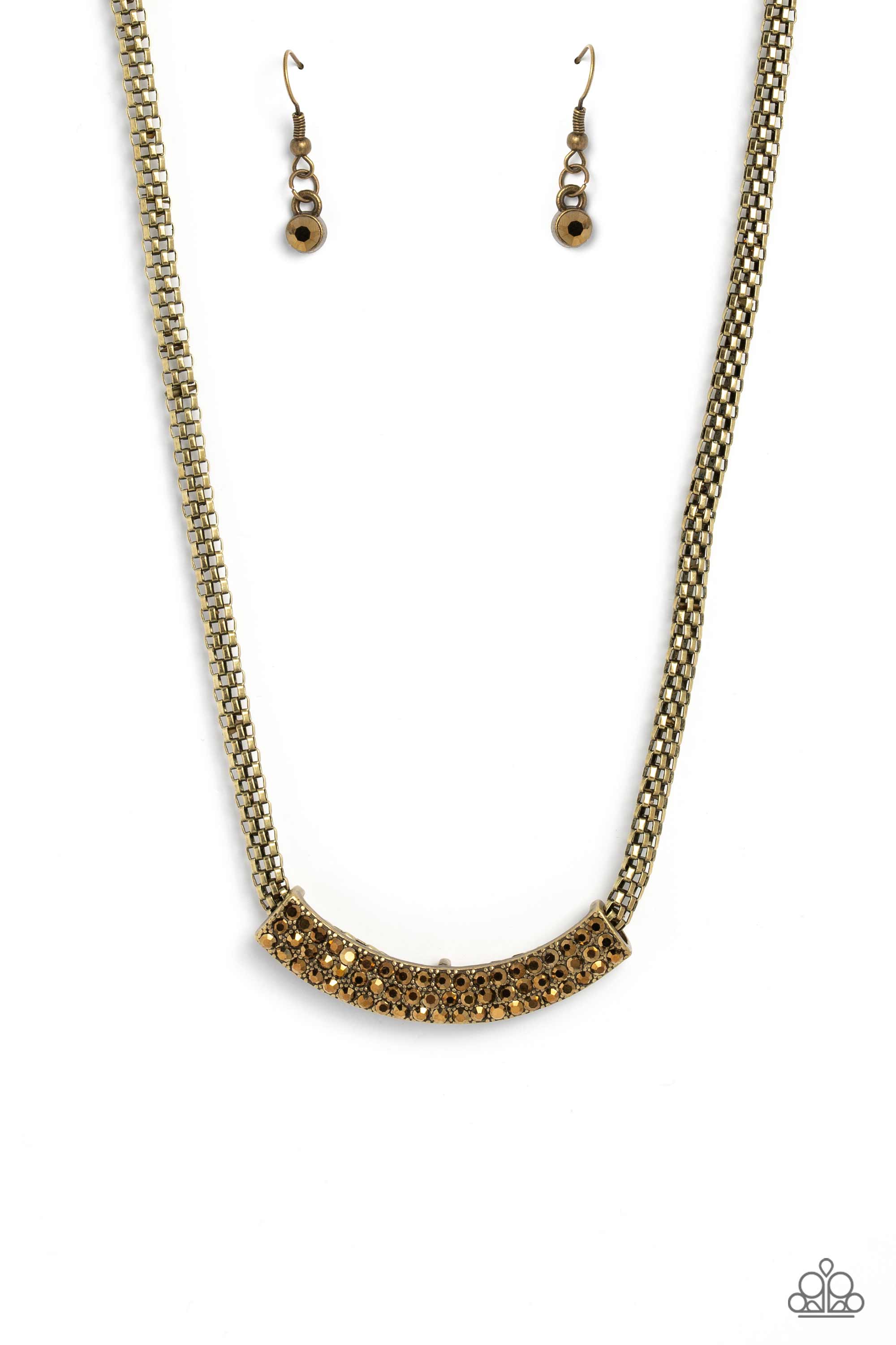 Paparazzi ♥ Swing Dance Dream - Brass ♥ Necklace