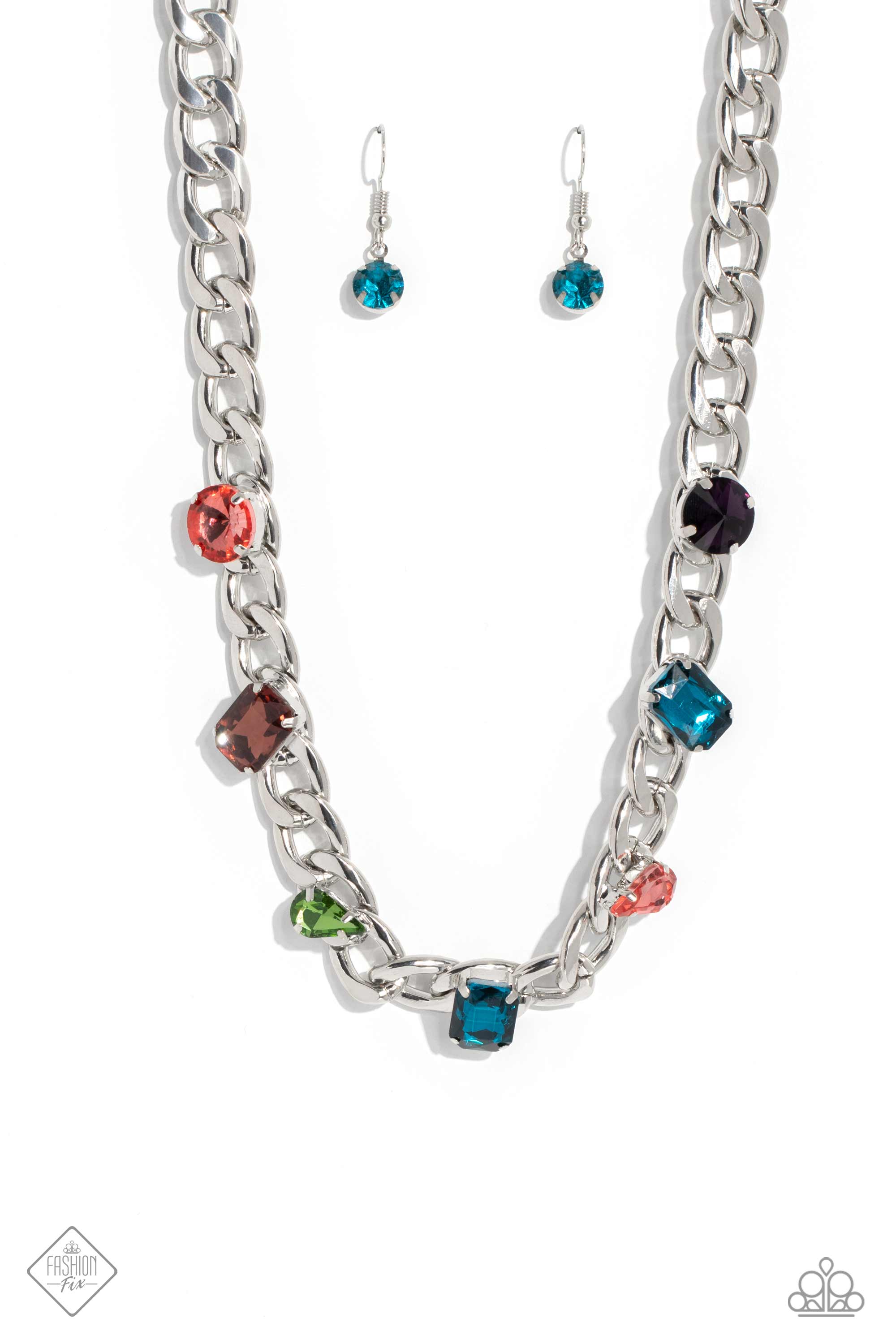 Paparazzi ♥ Audaciously Affixed - Multi ♥ Necklace – LisaAbercrombie