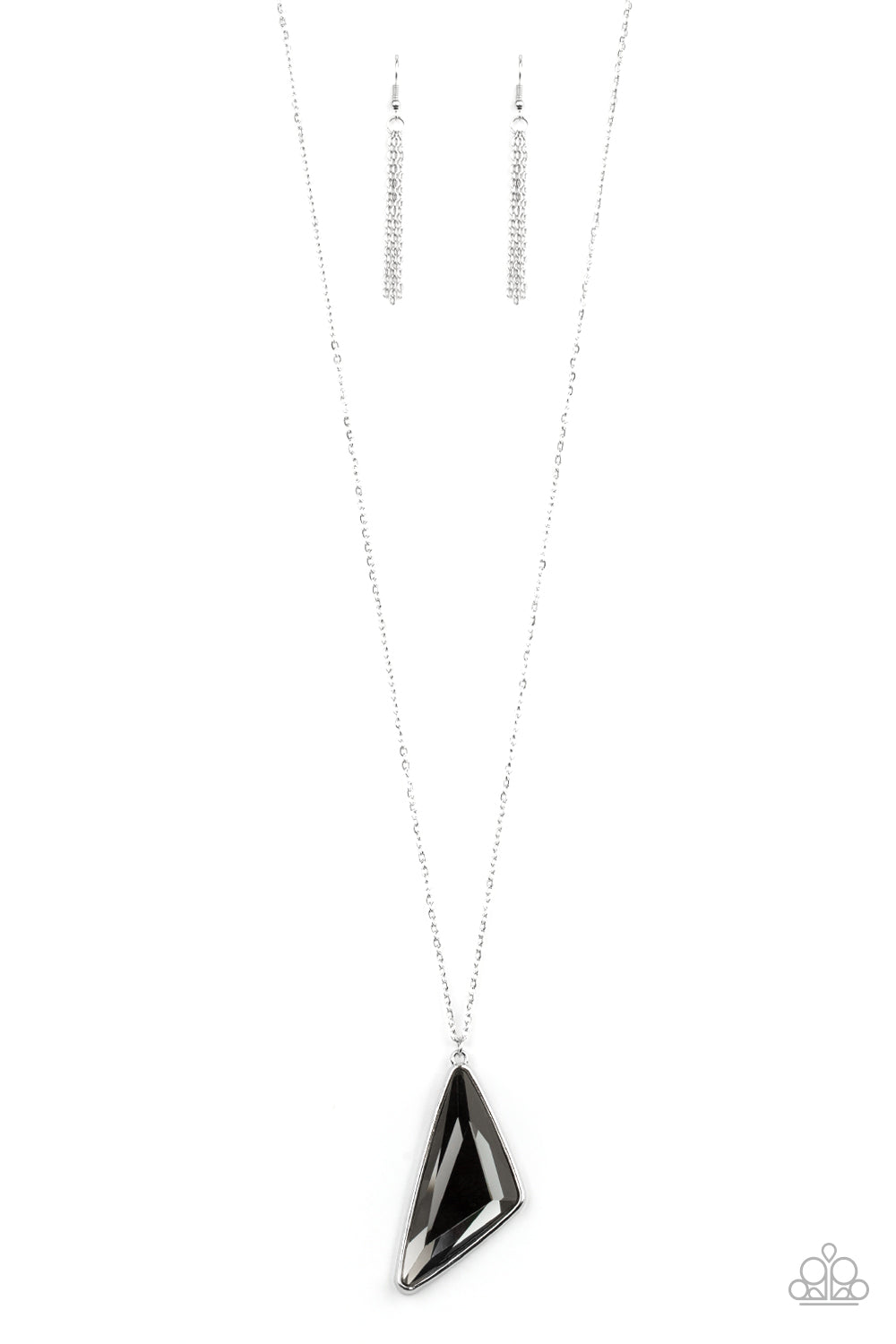 Paparazzi ♥ Ultra Sharp - Silver ♥ Necklace