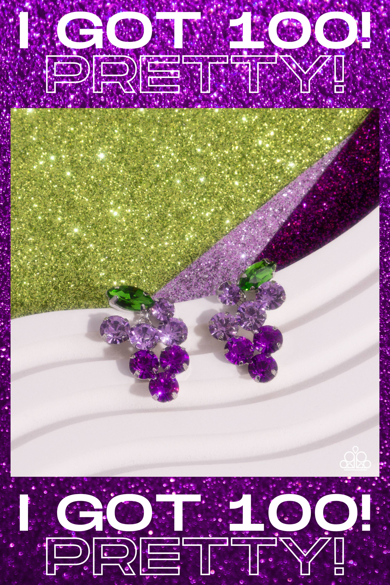 *Ordered 7/8* Paparazzi ♥ Grapevine Grace - Purple ♥  Post Earrings