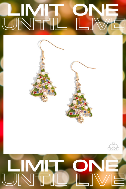 *Ordered 10/22* Paparazzi ♥ O Christmas Tree - Multi ♥  Earrings