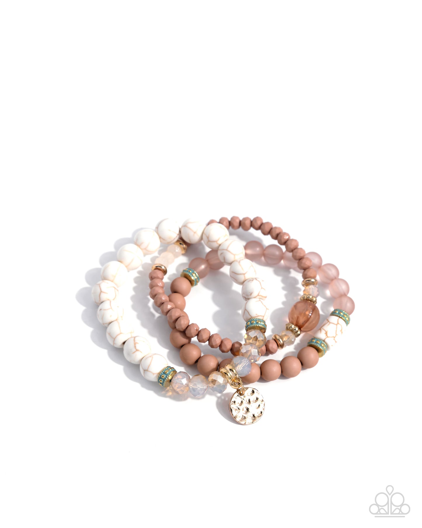 *Ordered 10/14* Paparazzi ♥ Sunset Sass - White ♥  Bracelet