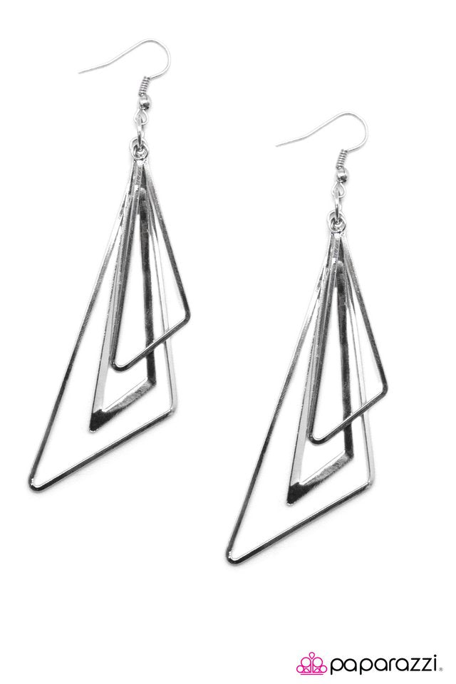 Maxime silver - Silver earrings - Trium Jewelry