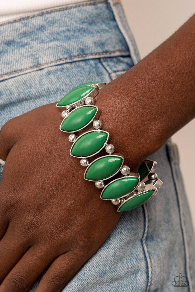 Paparazzi green bracelet store