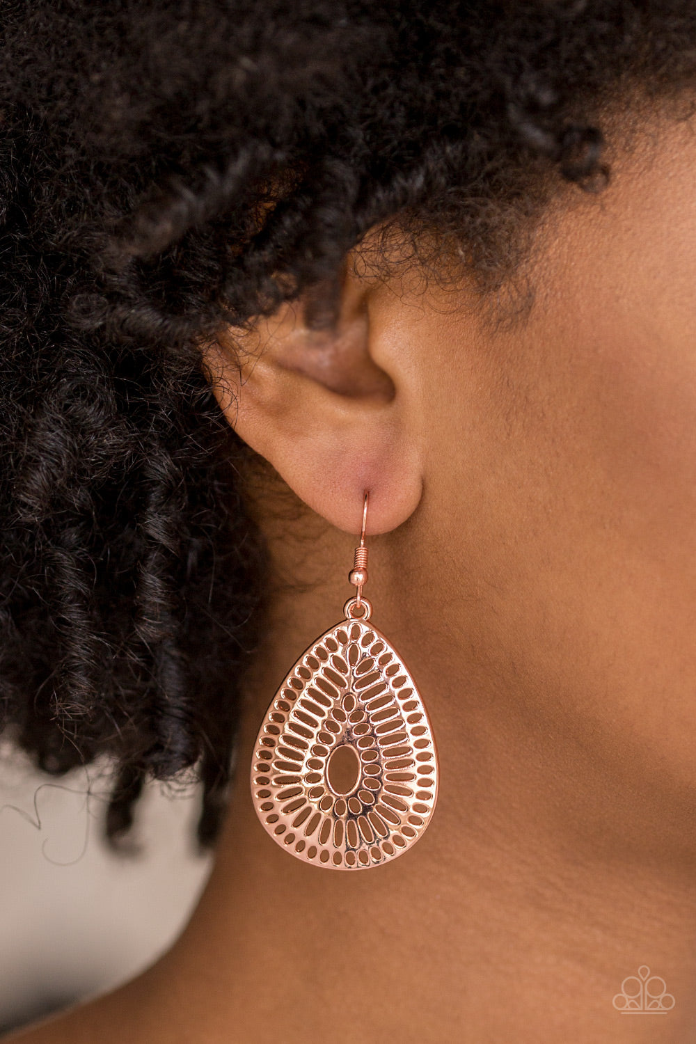 Paparazzi ♥ You Look GRATE! - Copper ♥  Earrings