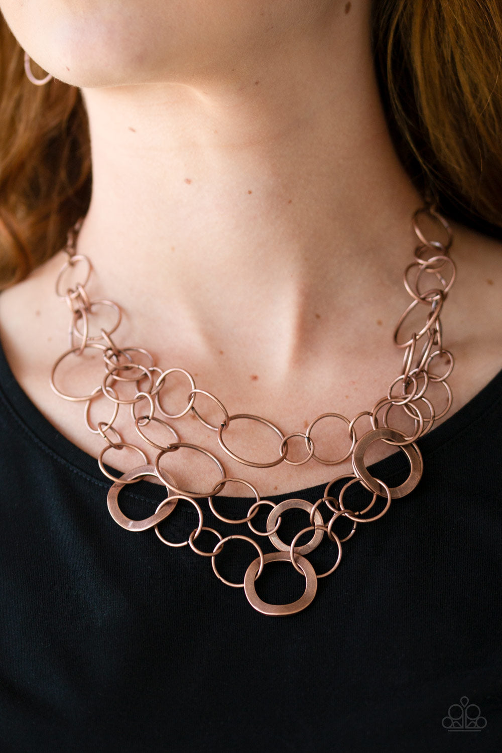 Paparazzi ♥ Main Street Mechanics - Copper ♥  Necklace