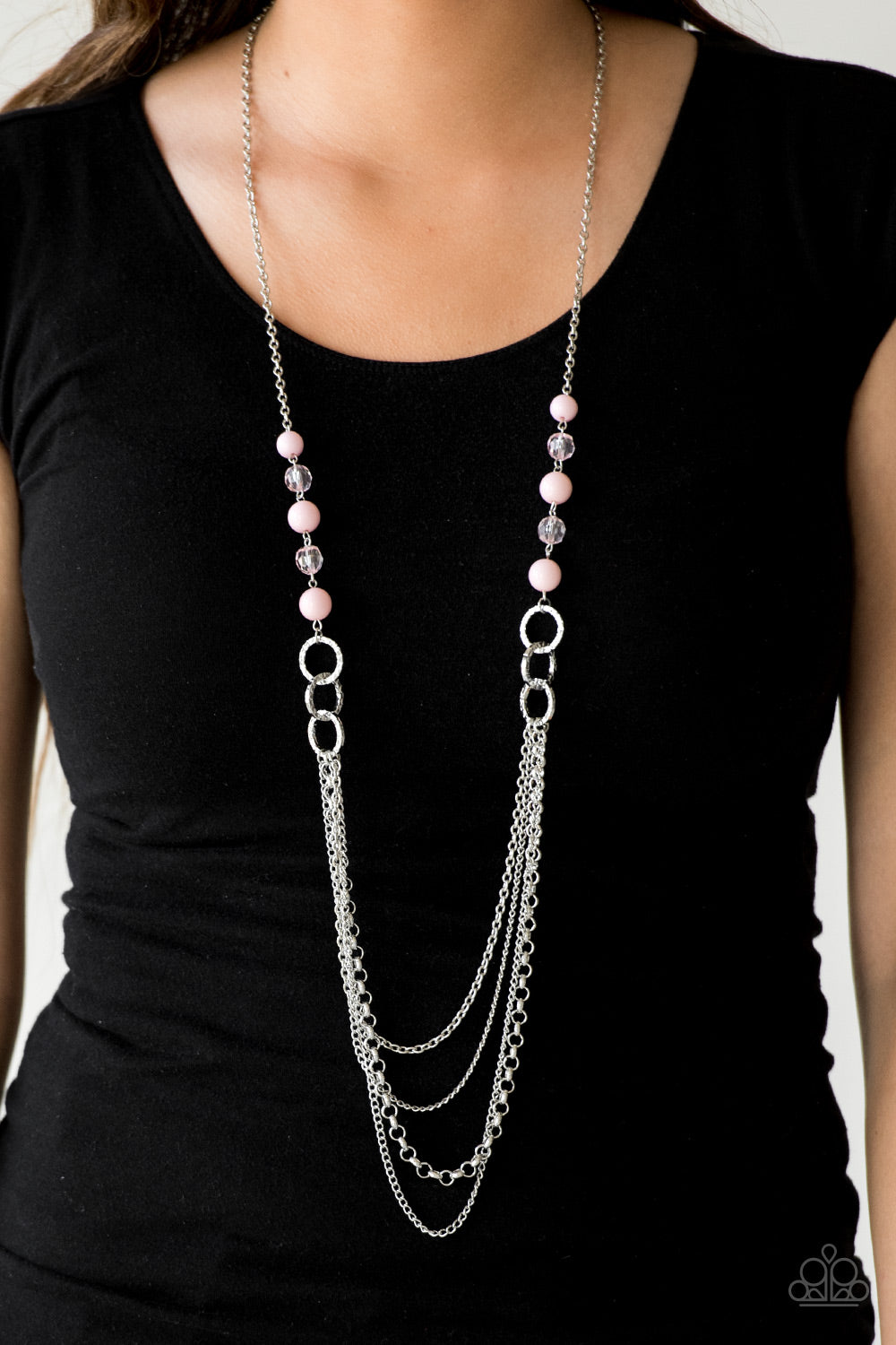 Paparazzi ♥ Vividly Vivid - Pink ♥  Necklace