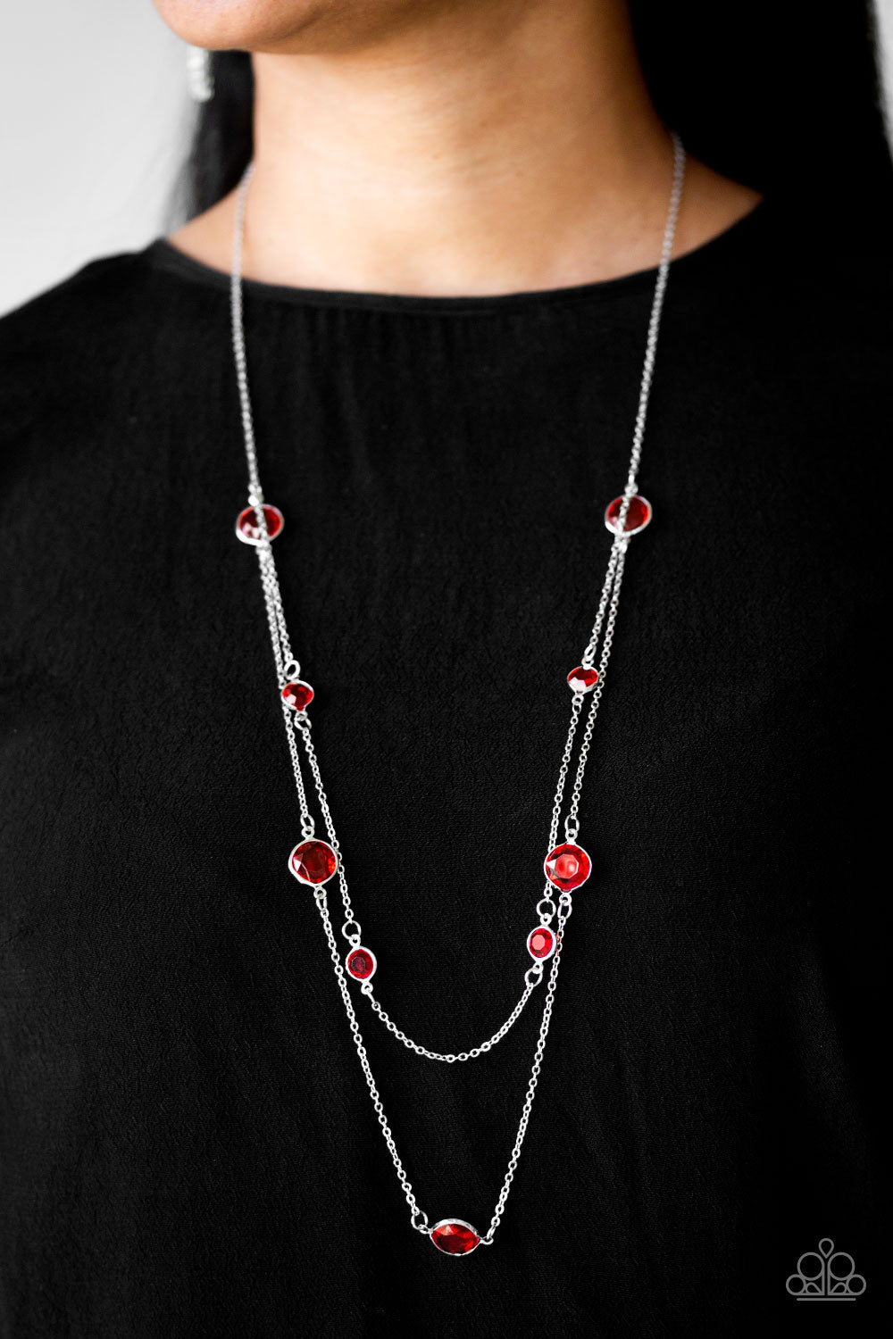 Paparazzi ♥ Raise Your Glass - Red ♥ Necklace – LisaAbercrombie