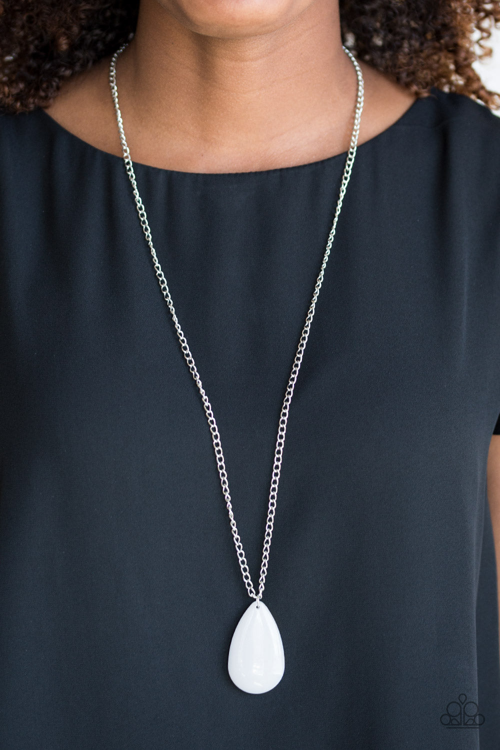 Paparazzi So Pop YOU lar Silver Necklace