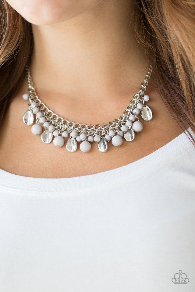 Paparazzi ♥ Summer Showdown - Silver ♥ Necklace