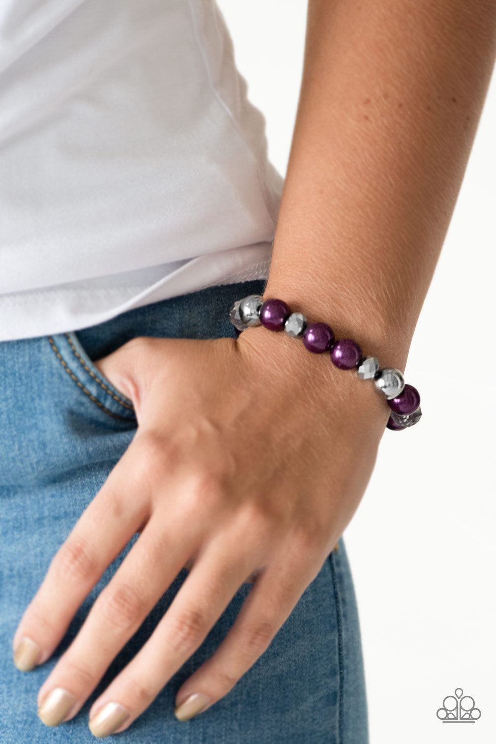 Desert Relic - Purple Bracelet - Paparazzi Accessories | Alies Bling Bar