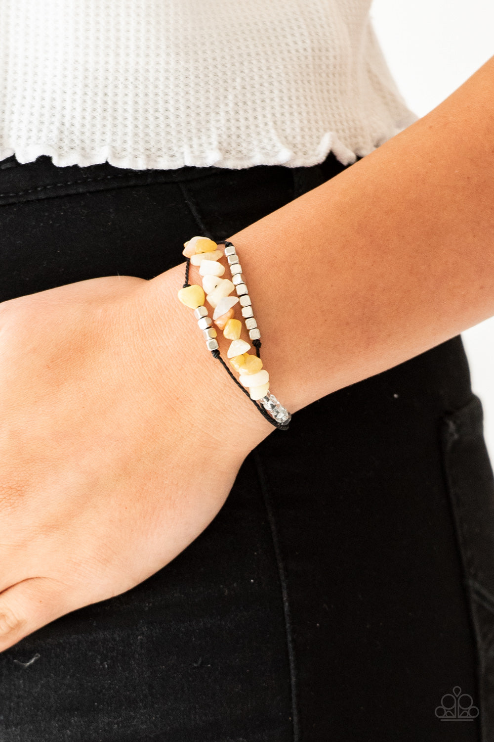 Paparazzi ♥ Nature Novice - Yellow ♥  Bracelet