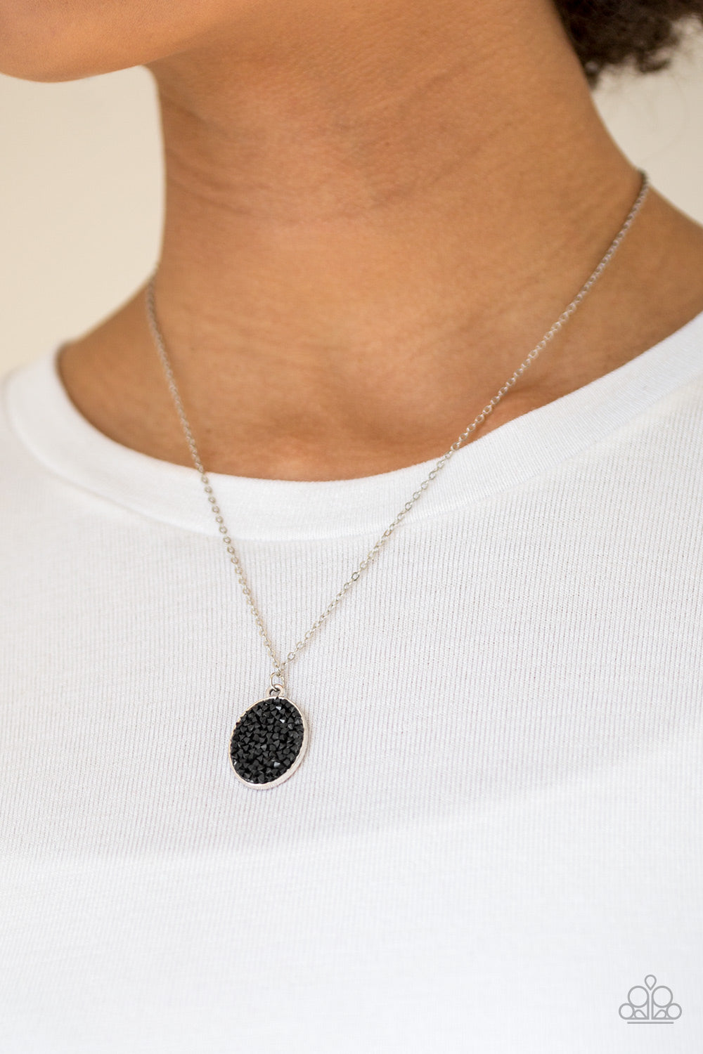 Paparazzi ♥ Star-Crossed Stargazer - Black ♥  Necklace