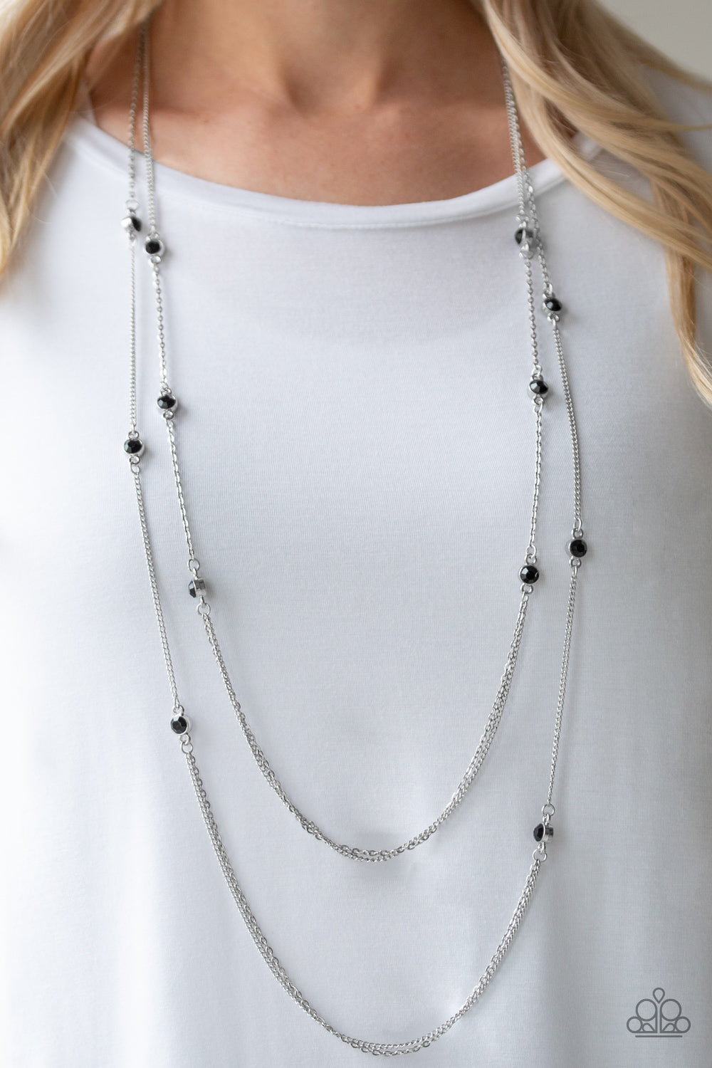 Paparazzi ♥ Sparkle Of The Day - Black ♥  Necklace