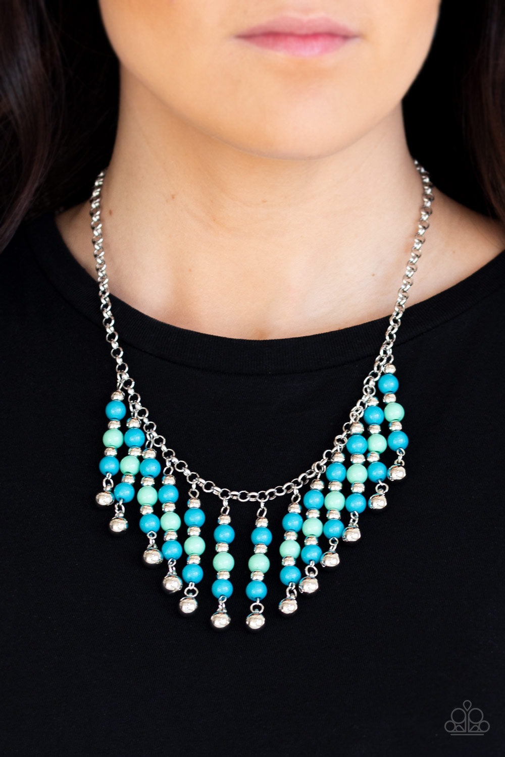 Paparazzi ♥ Your SUNDAES Best - Blue ♥  Necklace