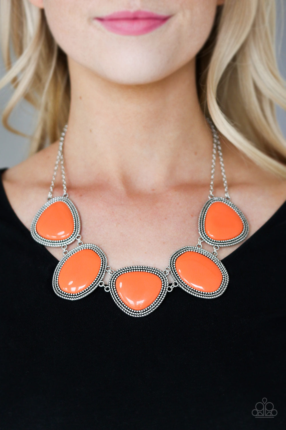 Dainty distraction on sale orange necklace