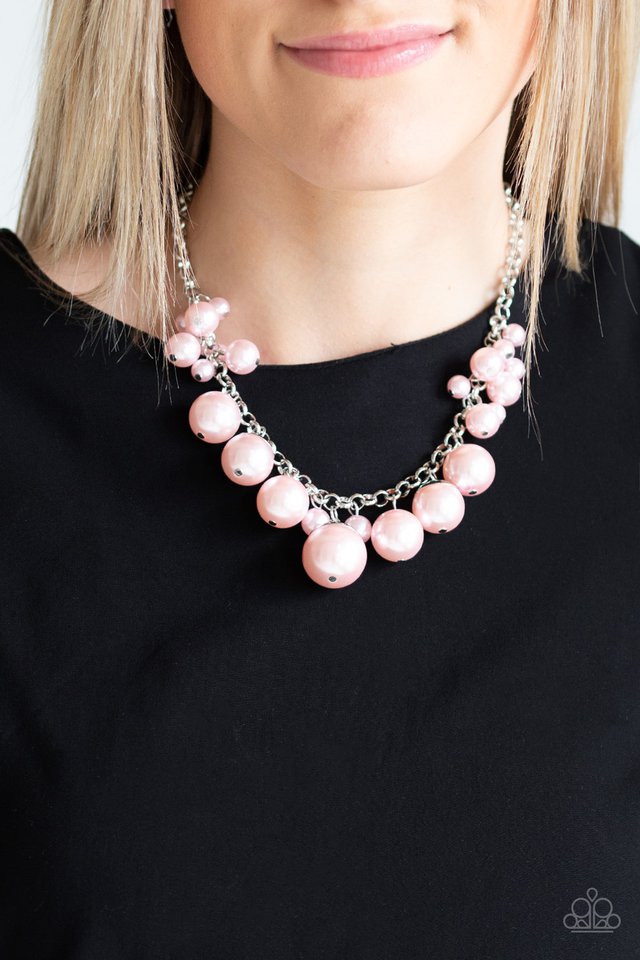 Royally Romantic - Pink and Silver Necklace - Paparazzi Accessories –  Bejeweled Accessories By Kristie
