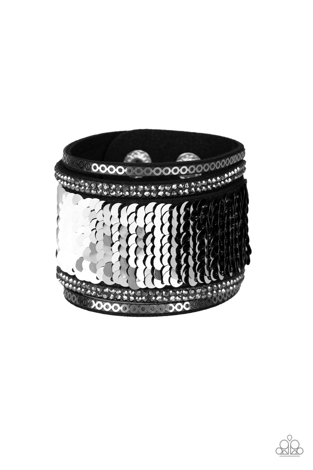 Paparazzi ♥ Heads Or MERMAID Tails - Black ♥  Bracelet