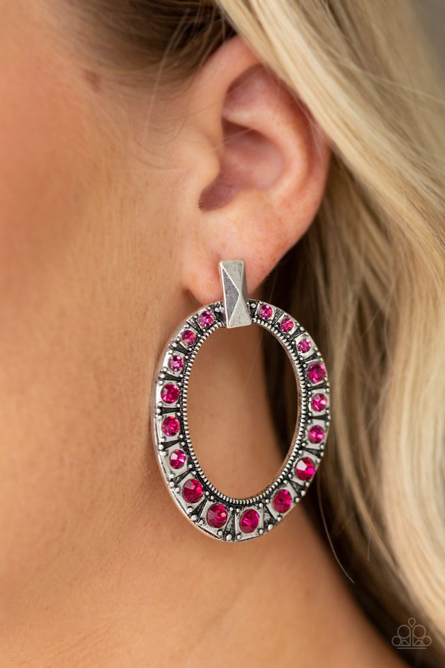 Radiant Bursts - Pink Paparazzi Earrings – Carolina Bling Boss